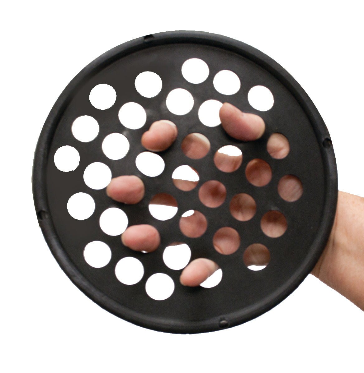 CanDo Hand Exercise Web - Low Powder - 7" Diameter - Black - X-Heavy - FE-10-0865