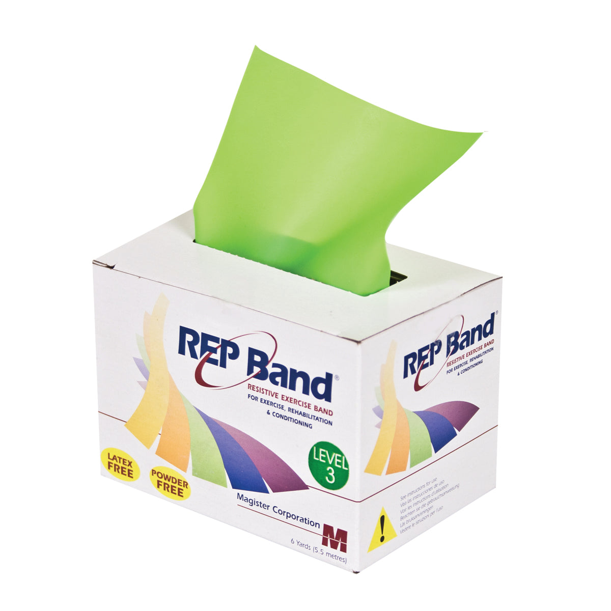 REP Band exercise band - latex free - 6 yard - lime, level 3