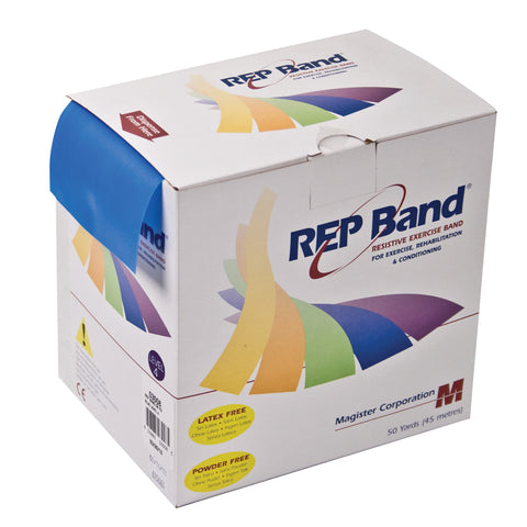 REP Band exercise band - latex free - 50 yard - blueberry, level 4