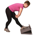 FabStretch 4-Level Incline Board - Heavy Duty Plastic - 5, 15, 25, 35 Degree Elevation - 14" x 14" Surface - FE-10-1179
