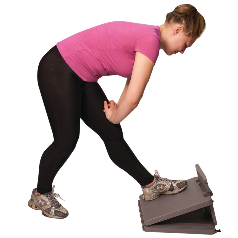 FabStretch 4-Level Incline Board - Heavy Duty Plastic - 5, 15, 25, 35 Degree Elevation - 14" x 14" Surface - FE-10-1179