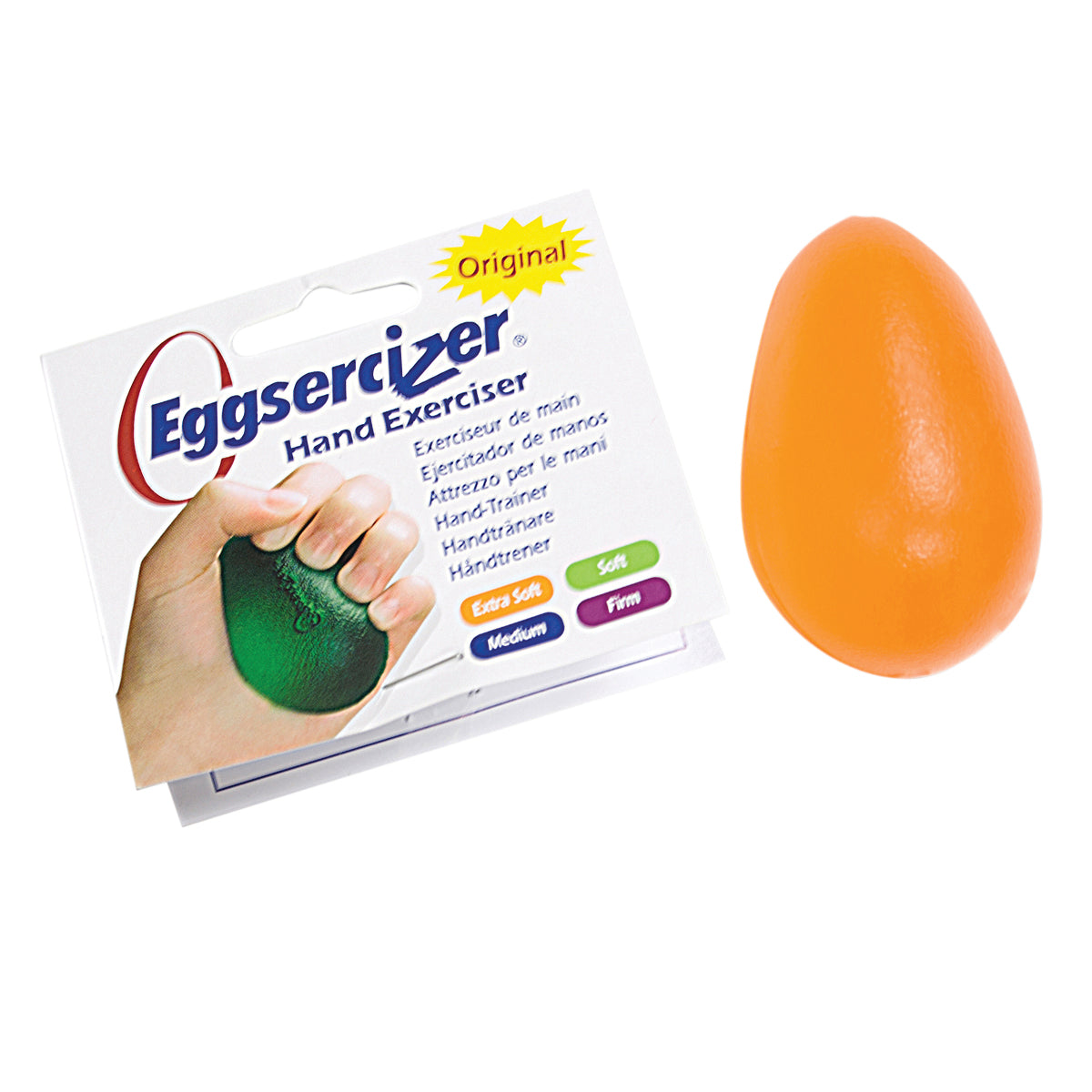 Eggsercizer Hand Exerciser - Orange, x-soft 