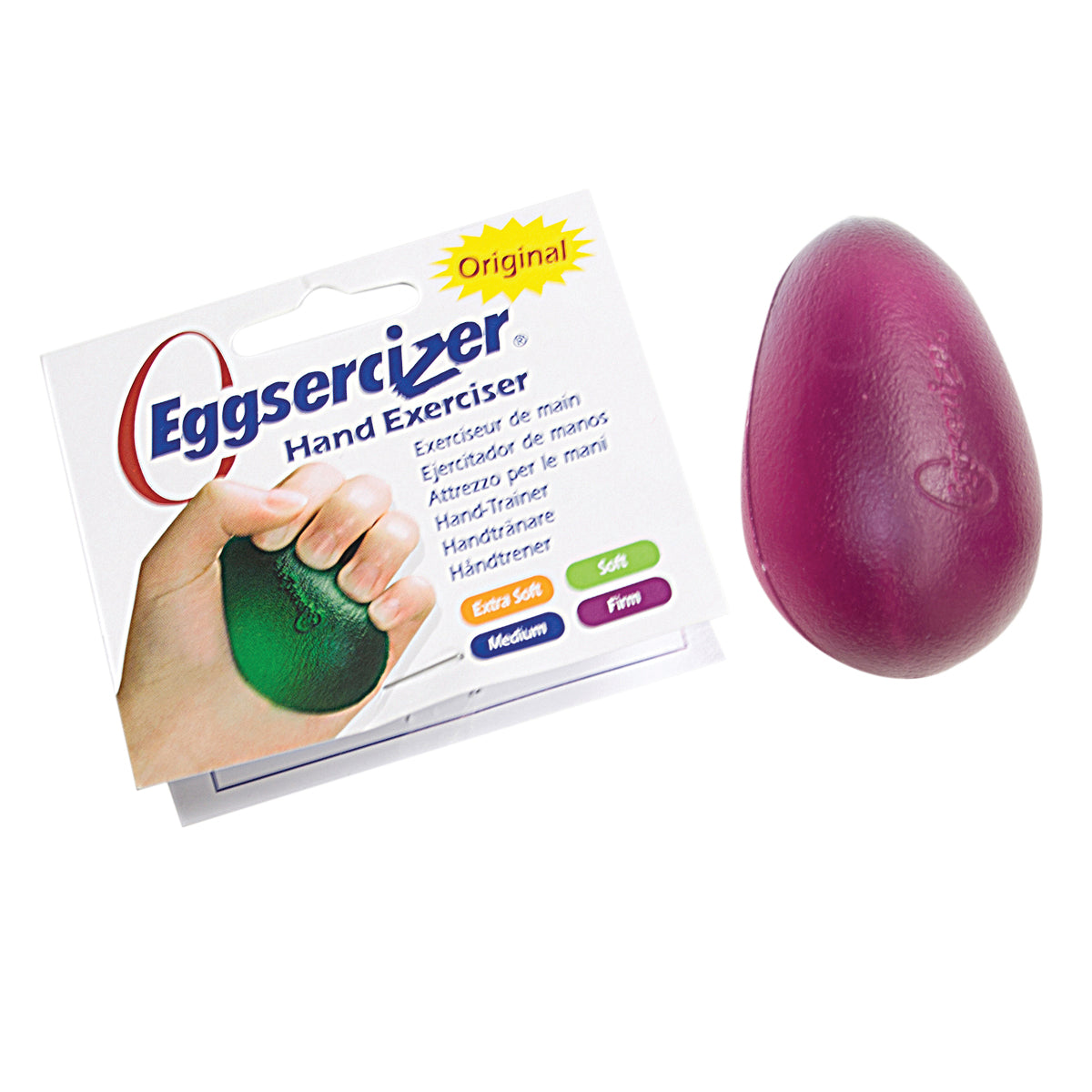 Eggsercizer Hand Exerciser - Purple, firm 