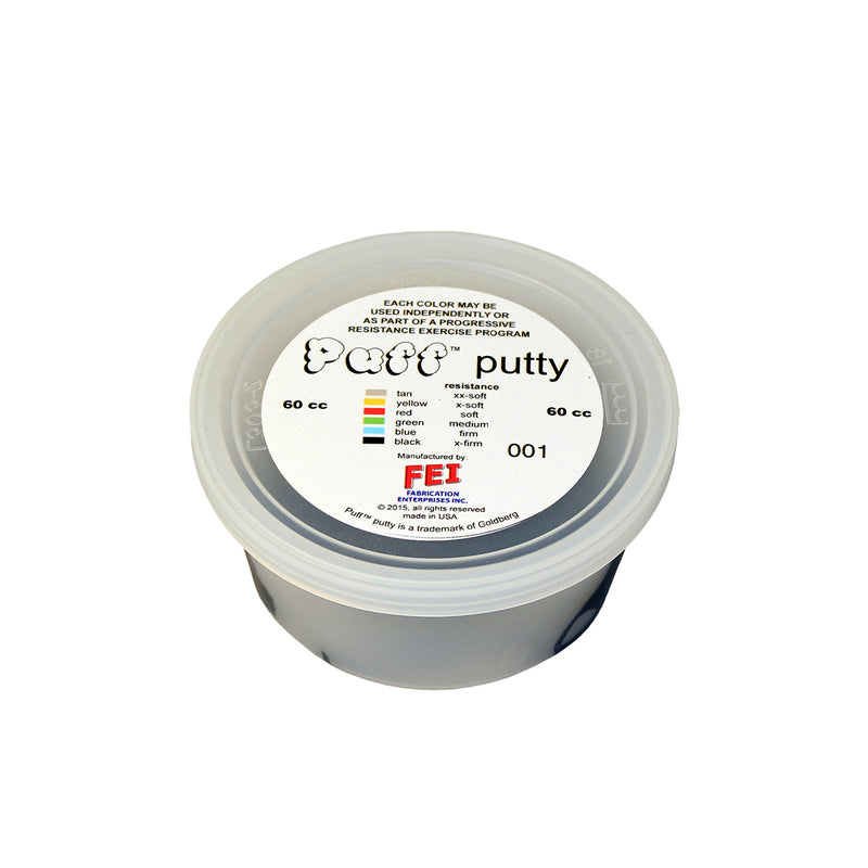 Puff LiTE Exercise Putty - x-firm - black - 60cc