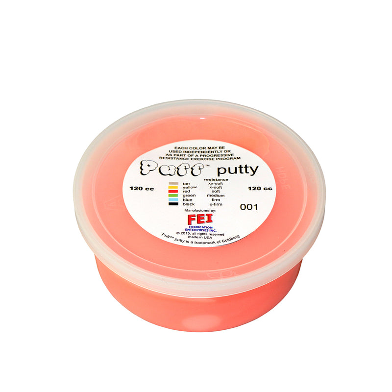 Puff LiTE Exercise Putty - soft - red - 120cc