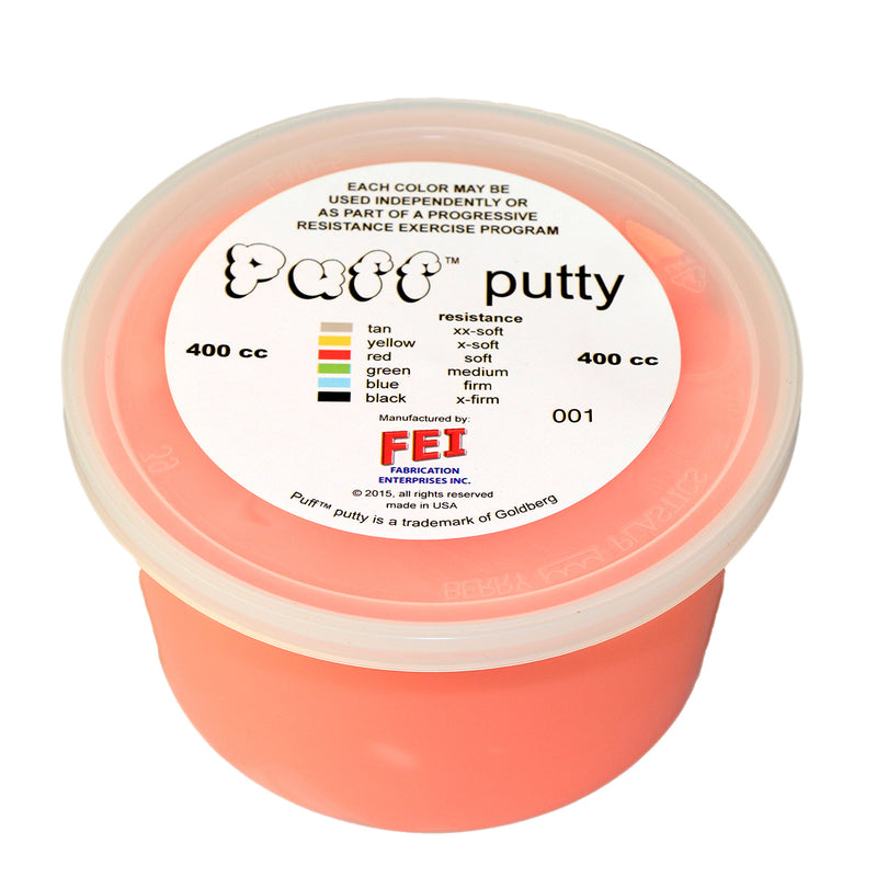 Puff LiTE Exercise Putty - soft - red - 400cc