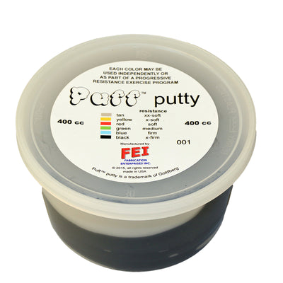 Puff LiTE Exercise Putty - x-firm - black - 400cc