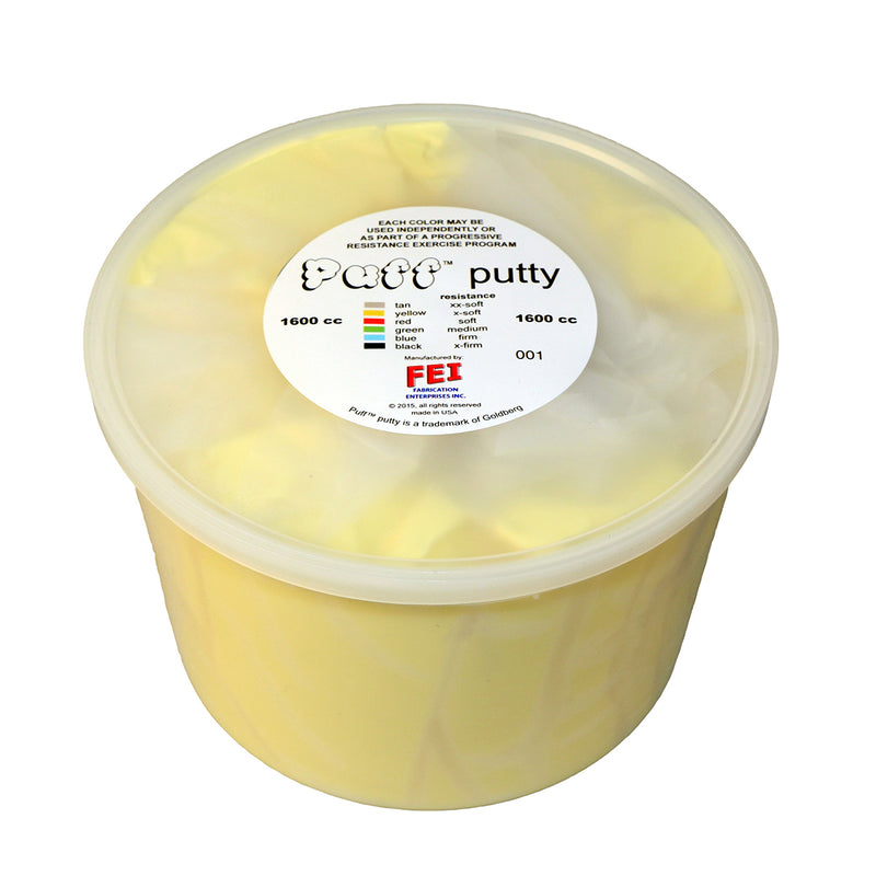 Puff LiTE Exercise Putty - x-soft - yellow - 1600cc
