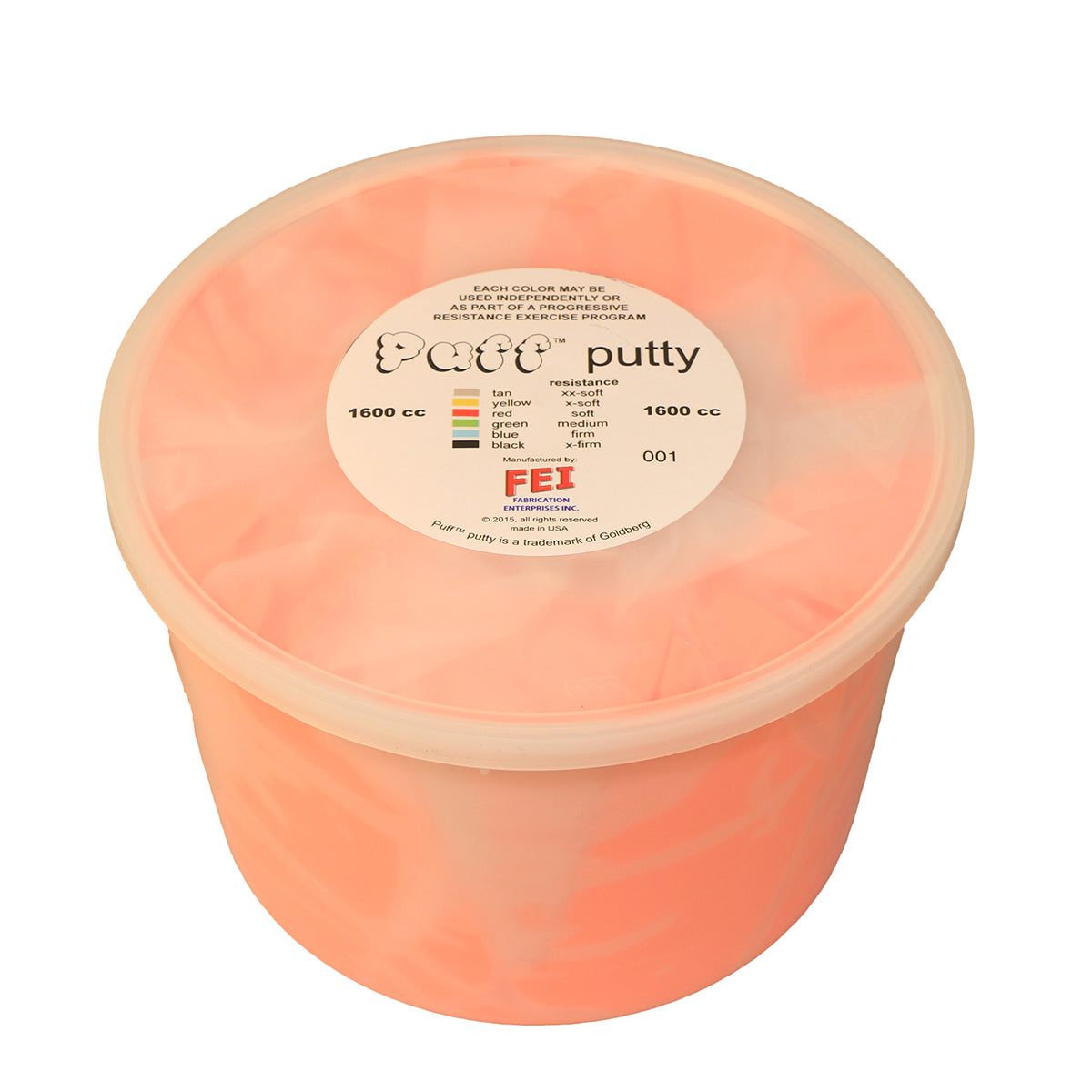Puff LiTE Exercise Putty - soft - red - 1600cc