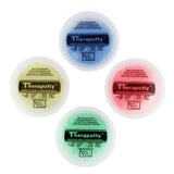 CanDo Theraputty Exercise Material - 2 oz - 4-piece set (yellow-blue) - FE-10-1474