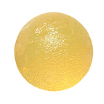 CanDo Gel Squeeze Ball - Standard Circular - Yellow - X-Light