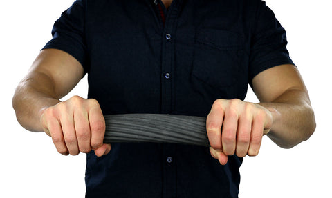 CanDo Twist-n-Bend Flexible Exercise Bar - 12" - Black - X-Heavy - FE-10-1515