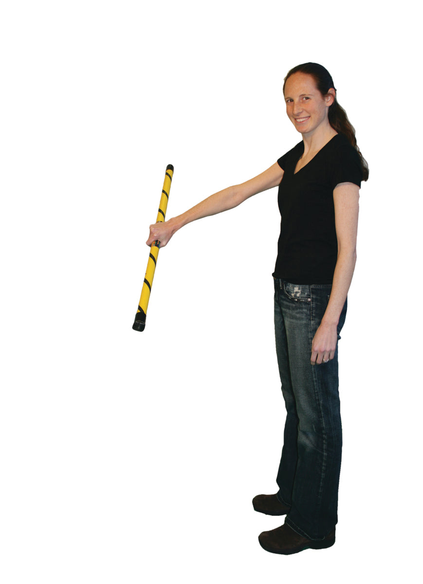 CanDo Slim WaTE Bar, Yellow Stripe, 2.5 lbs. - FE-10-1603