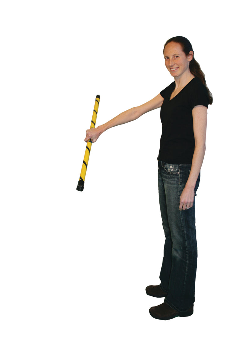 CanDo Slim WaTE Bar, Yellow Stripe, 2.5 lbs. - FE-10-1603