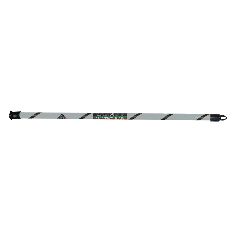 CanDo Slim WaTE Bar, Silver Stripe, 9 lbs.