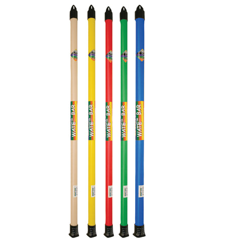 CanDo Slim WaTE Bar, 5-Piece Set, Bars Weighing 1, 2, 3, 4, 5 lbs.