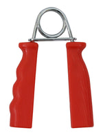 CanDo Ergonomic Hand Grip, Pair - Red, light - 6 lb