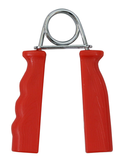 CanDo Ergonomic Hand Grip, Pair - Red, light - 6 lb