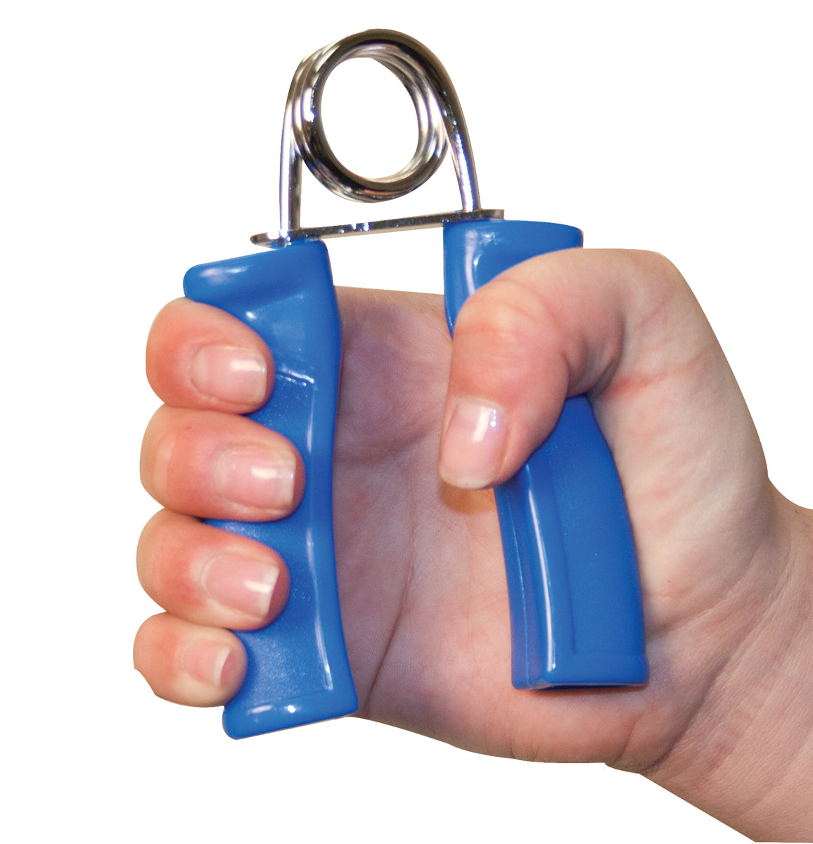 CanDo Ergonomic Hand Grip, Pair - Blue, heavy - 24 lb - FE-10-1807