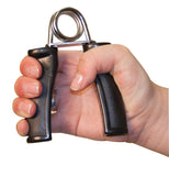 CanDo Ergonomic Hand Grip, Pair - Black, x-heavy - 48 lb - FE-10-1808