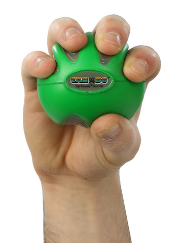 CanDo Digi-Squeeze hand exerciser - Small - green, moderate - FE-10-1972