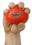 CanDo Digi-Squeeze hand exerciser - Medium - Red, light  - FE-10-1981
