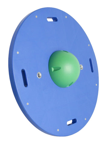 CanDo Balance Board Combo 16" circular wobble/rocker board - 2" height - green
