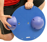 CanDo Balance Board Combo 16" circular wobble/rocker board - 2.5" height - blue - FE-10-2023