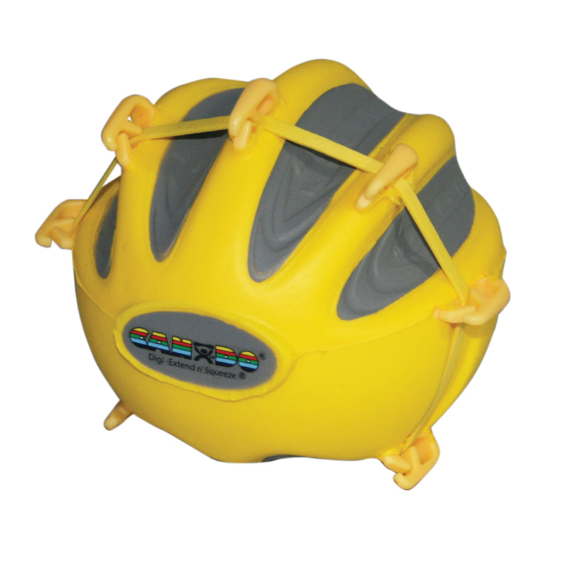 CanDo Digi-Extend n' Squeeze Hand Exerciser - Small - Yellow, x-light - FE-10-2270