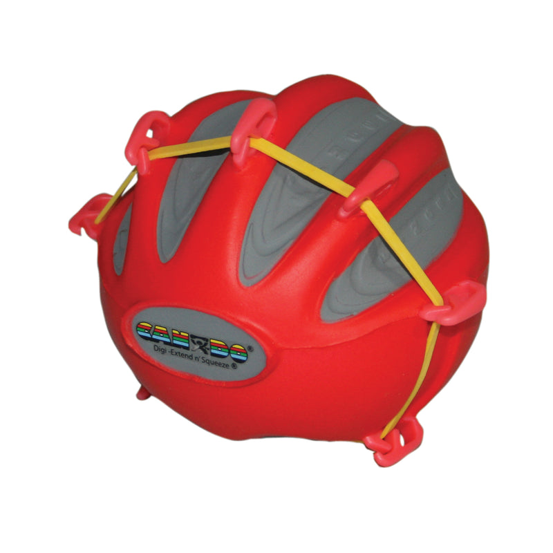 CanDo Digi-Extend n' Squeeze Hand Exerciser - Small - Red, light - FE-10-2271
