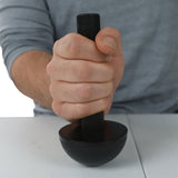 CanDo Wrist/Forearm Exerciser, X-Small, Black, Handle and Ball - FE-10-2990