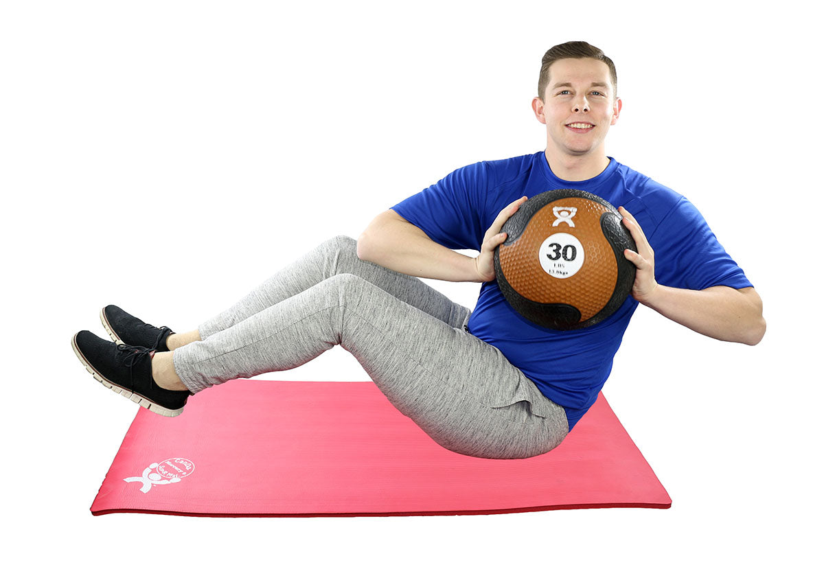 CanDo, Firm Medicine Ball, 11" Diameter, Gold, 30 lbs. - FE-10-3148