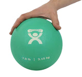 CanDo, Soft and Pliable Medicine Ball, 7" Diameter, Green, 7 lbs. - FE-10-3173