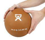 CanDo, Soft and Pliable Medicine Ball, 9" Diameter, Gold, 30 lbs. - FE-10-3178