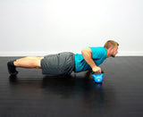 CanDo vinyl-coated kettlebell - Blue - 15 lb - FE-10-3194