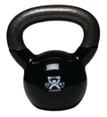 CanDo vinyl-coated kettlebell - Black - 20 lb