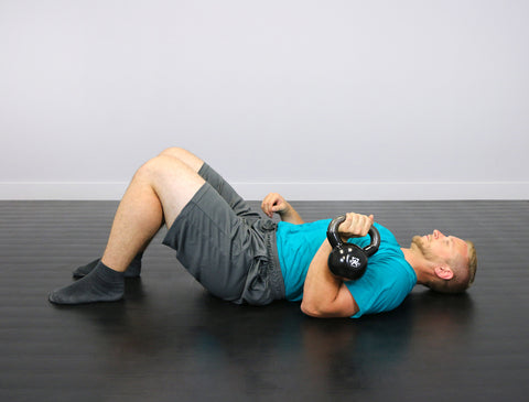 CanDo vinyl-coated kettlebell - Black - 20 lb - FE-10-3195