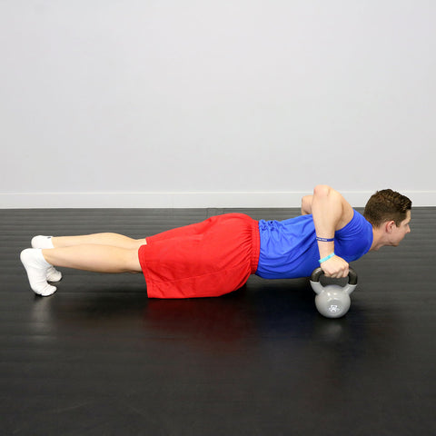 CanDo vinyl-coated kettlebell - Silver - 25 lb - FE-10-3196