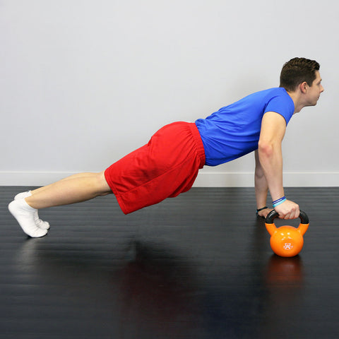 CanDo vinyl-coated kettlebell - Gold - 30 lb - FE-10-3197