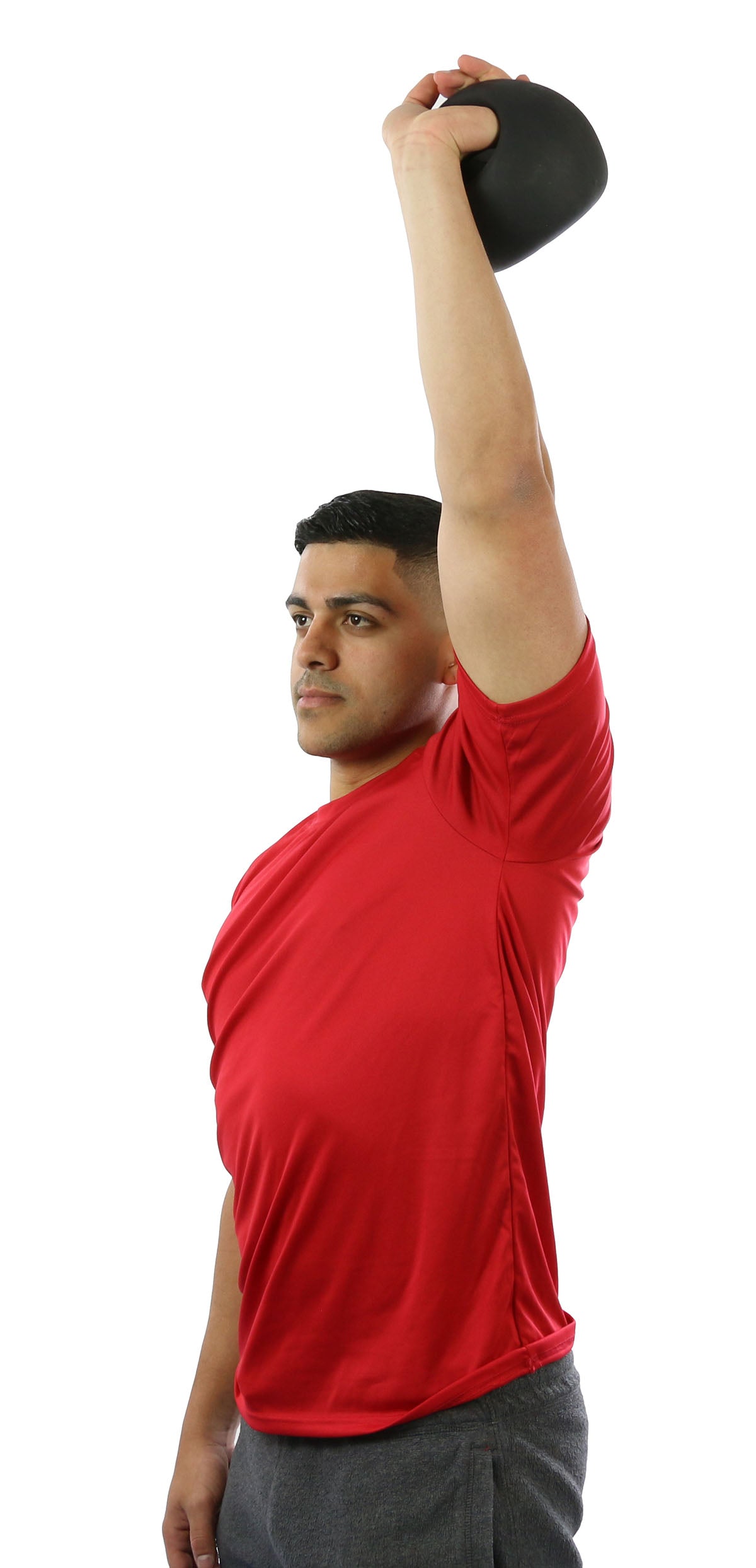 CanDo One Handle Medicine Ball - 12 lb - Black - FE-10-3296