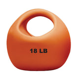 CanDo One Handle Medicine Ball - 18 lb - Gold