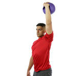CanDo One Handle Medicine Ball - 20 lb - Purple - FE-10-3299