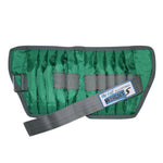 The Adjustable Cuff ankle weight - 5 lb - 10 x 0.5 lb inserts - Green - each - FE-10-3331-1