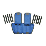 The Adjustable Cuff ankle weight - 10 lb - 20 x 0.5 lb inserts - Blue - each