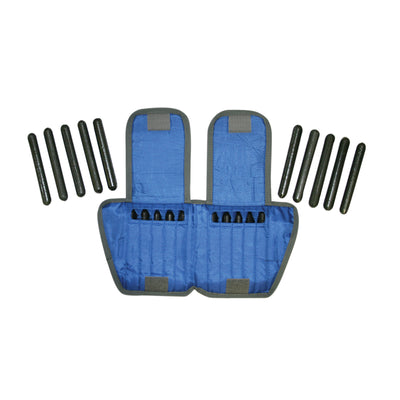 The Adjustable Cuff ankle weight - 10 lb - 20 x 0.5 lb inserts - Blue - each