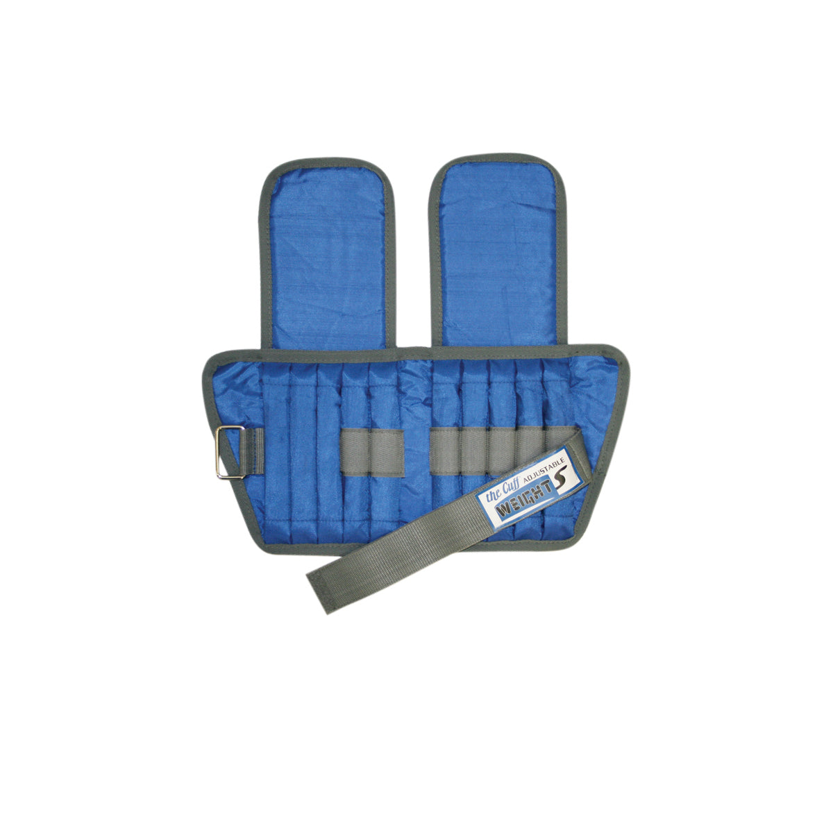 The Adjustable Cuff ankle weight - 10 lb - 20 x 0.5 lb inserts - Blue - each - FE-10-3332-1