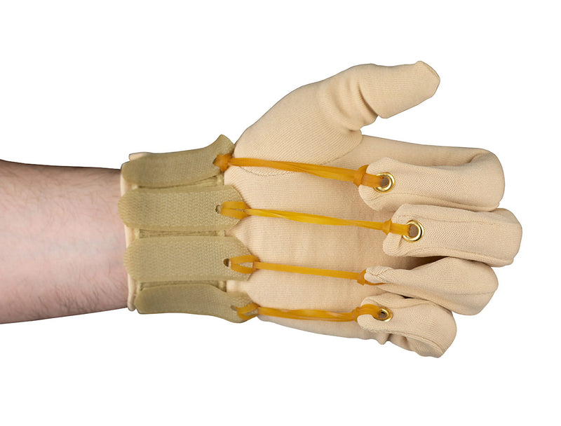CanDo Deluxe Finger Flexion Glove, L/XL Left - FE-10-4003L