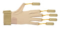 CanDo Deluxe with Thumb Finger Flexion Glove, L/XL Left