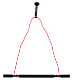 CanDo over door exercise bar and tubing, Red - light