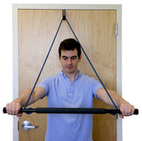 CanDo over door exercise bar and tubing, Blue - heavy - FE-10-5063